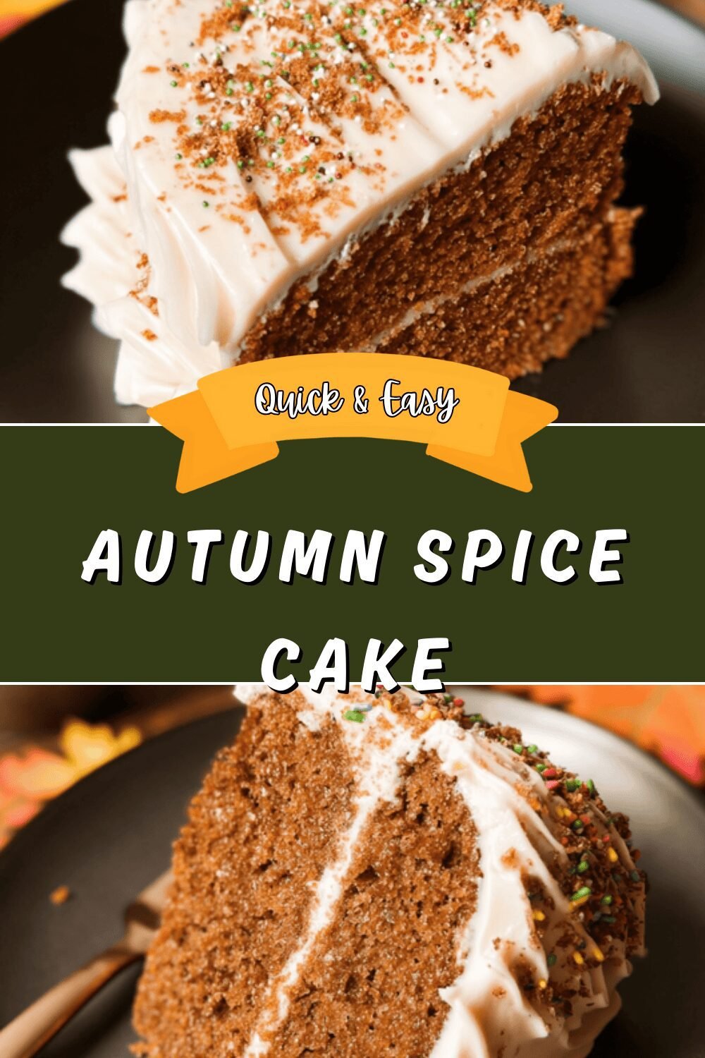 Autumn Spice Cake With Cream Cheese Frosting Recipe 6 Autumn Spice Cake