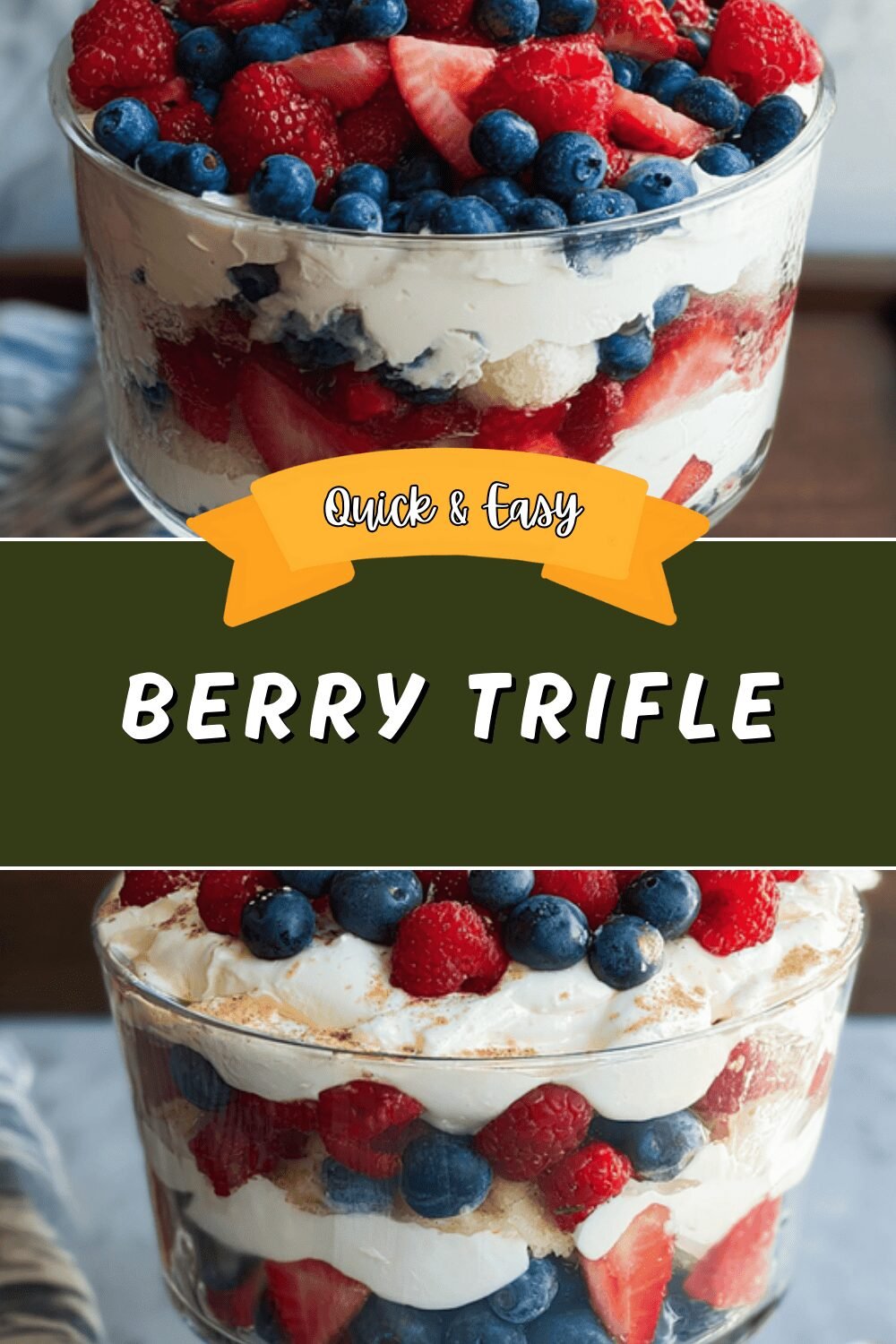 Berry Trifle Recipe With Fresh Fruits And Creamy Layers 6 Berry Trifle