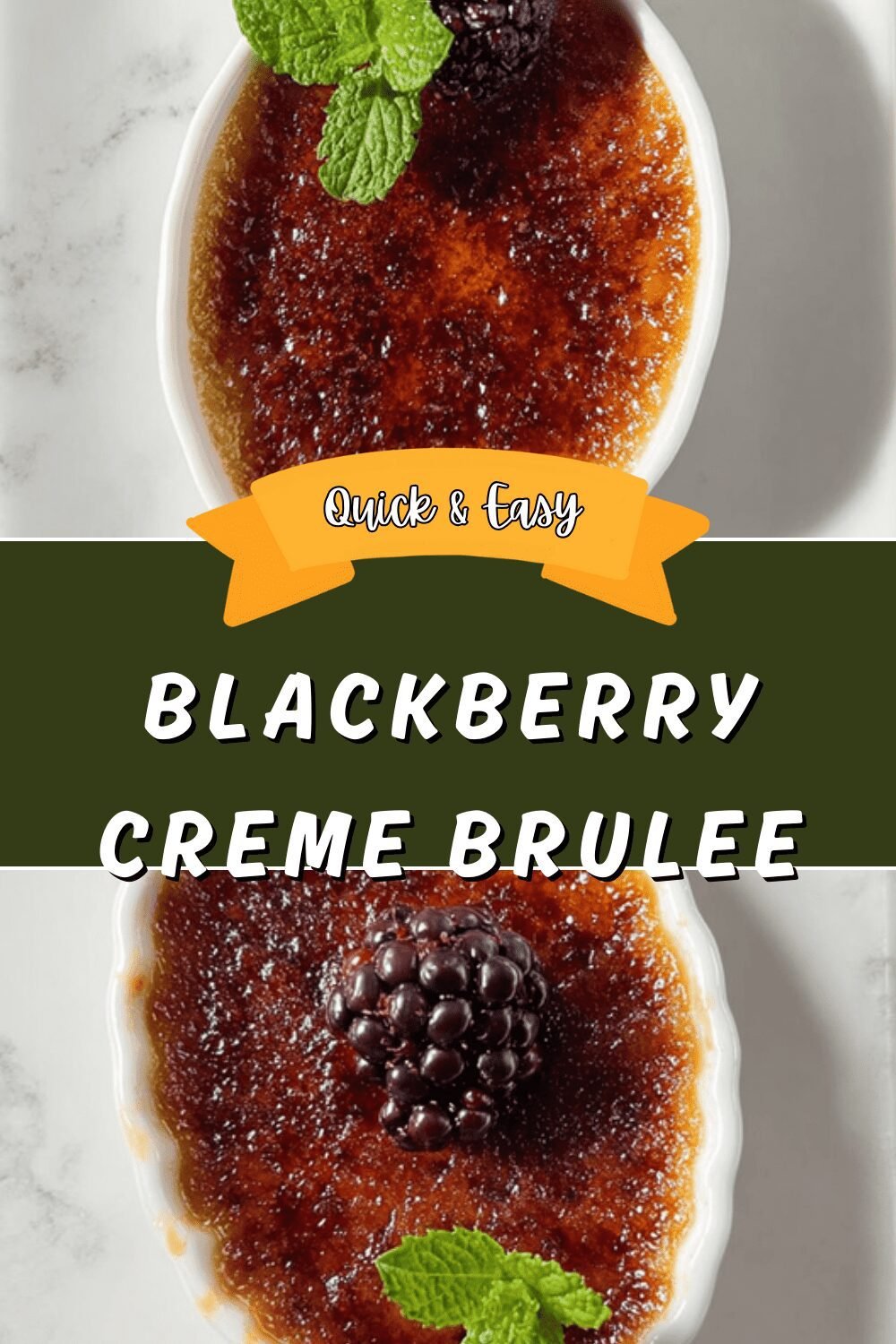 Blackberry Crème Brûlée Recipe With Fresh, Juicy Berries 6 Blackberry Creme Brulee