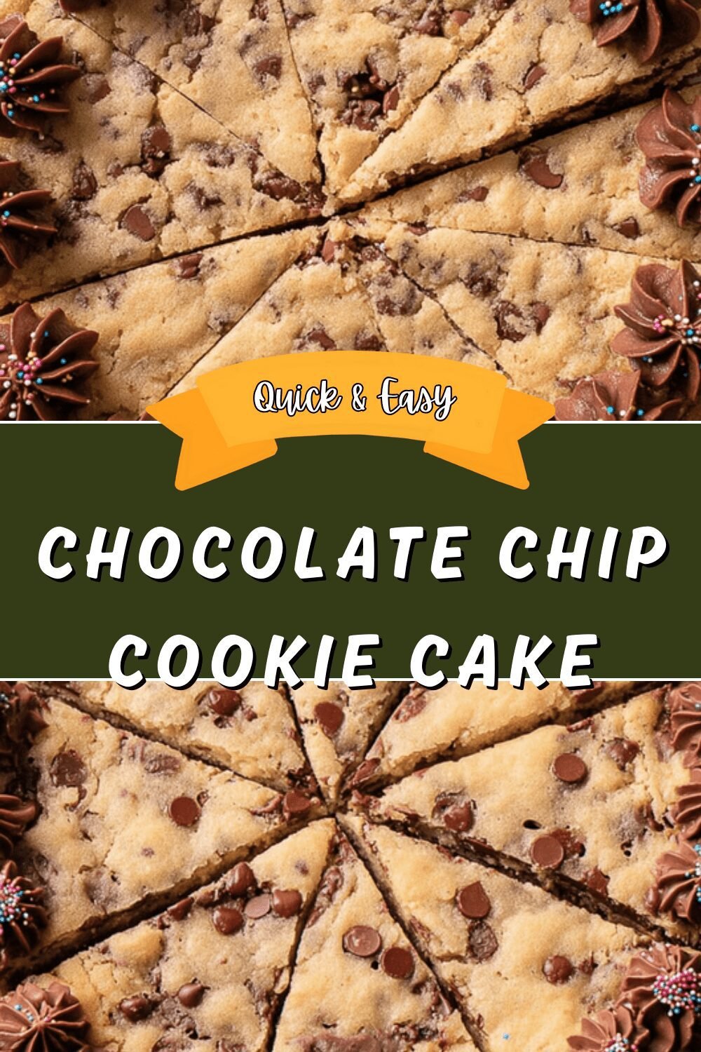 Chocolate Chip Cookie Cake