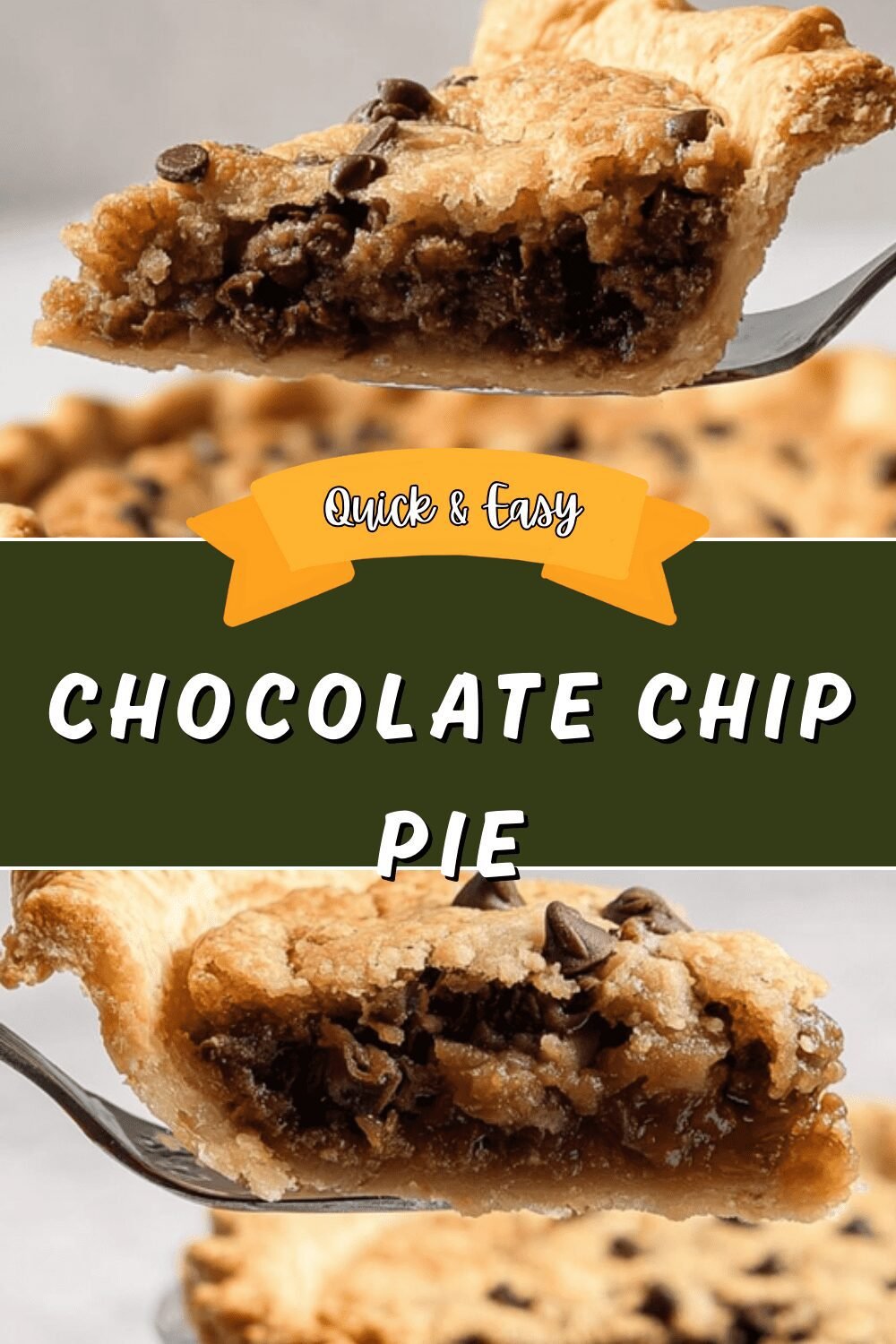 Chocolate Chip Pie Recipe With Gooey Filling And Crispy Crust 6 Chocolate Chip Pie