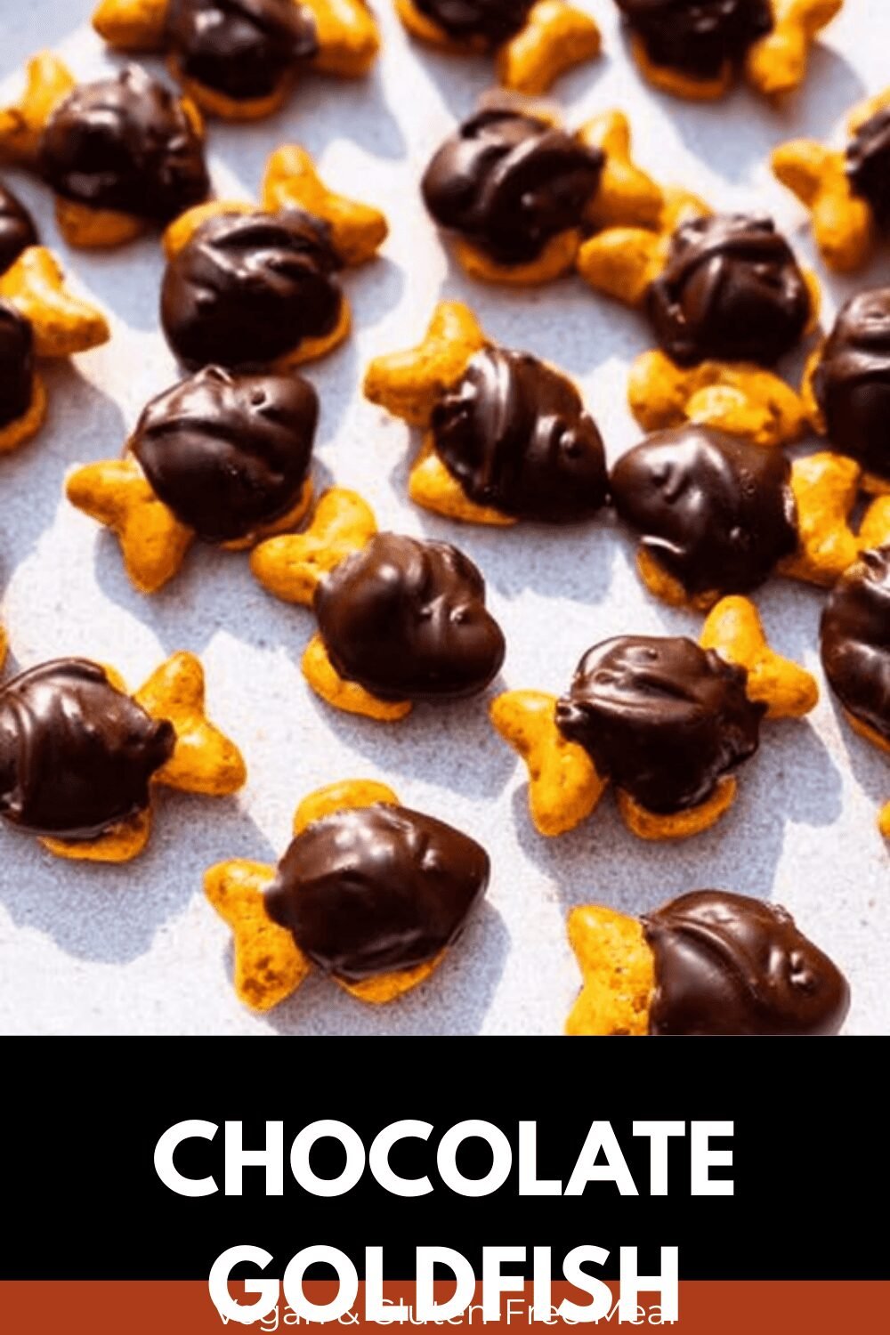 Chocolate Goldfish Cracker Bites