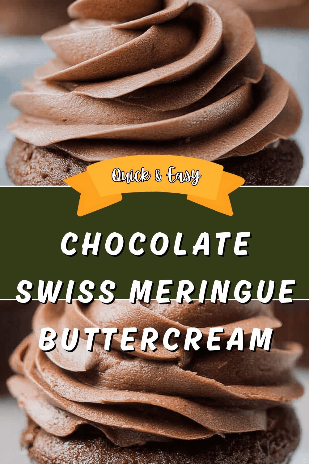 Chocolate Swiss Meringue Buttercream