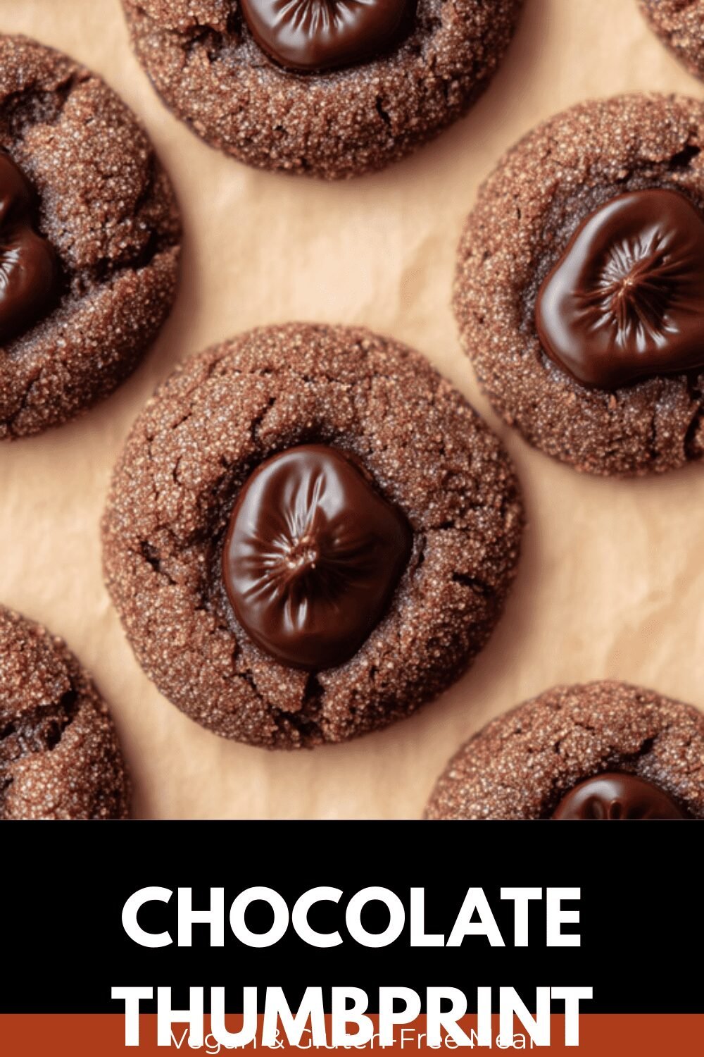 Chocolate Thumbprint Cookies