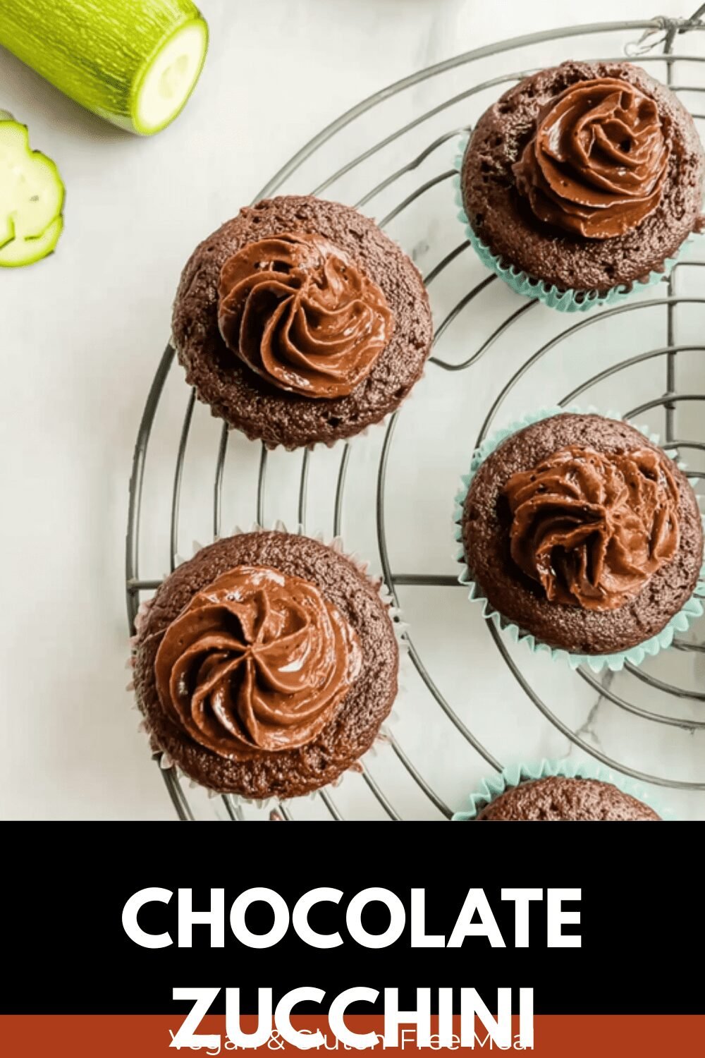 Chocolate Zucchini Cupcakes