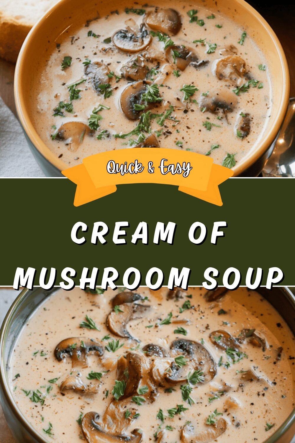 Creamy Mushroom Soup Recipe With Rich And Silky Texture 6 Cream Of Mushroom Soup