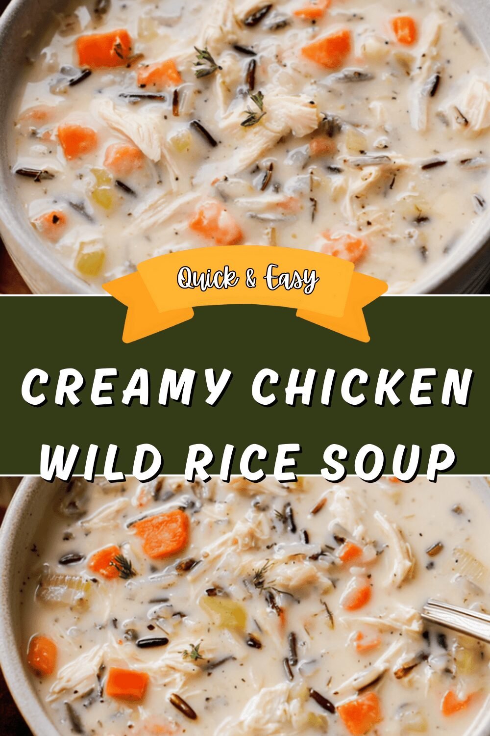 Creamy Chicken Wild Rice Soup