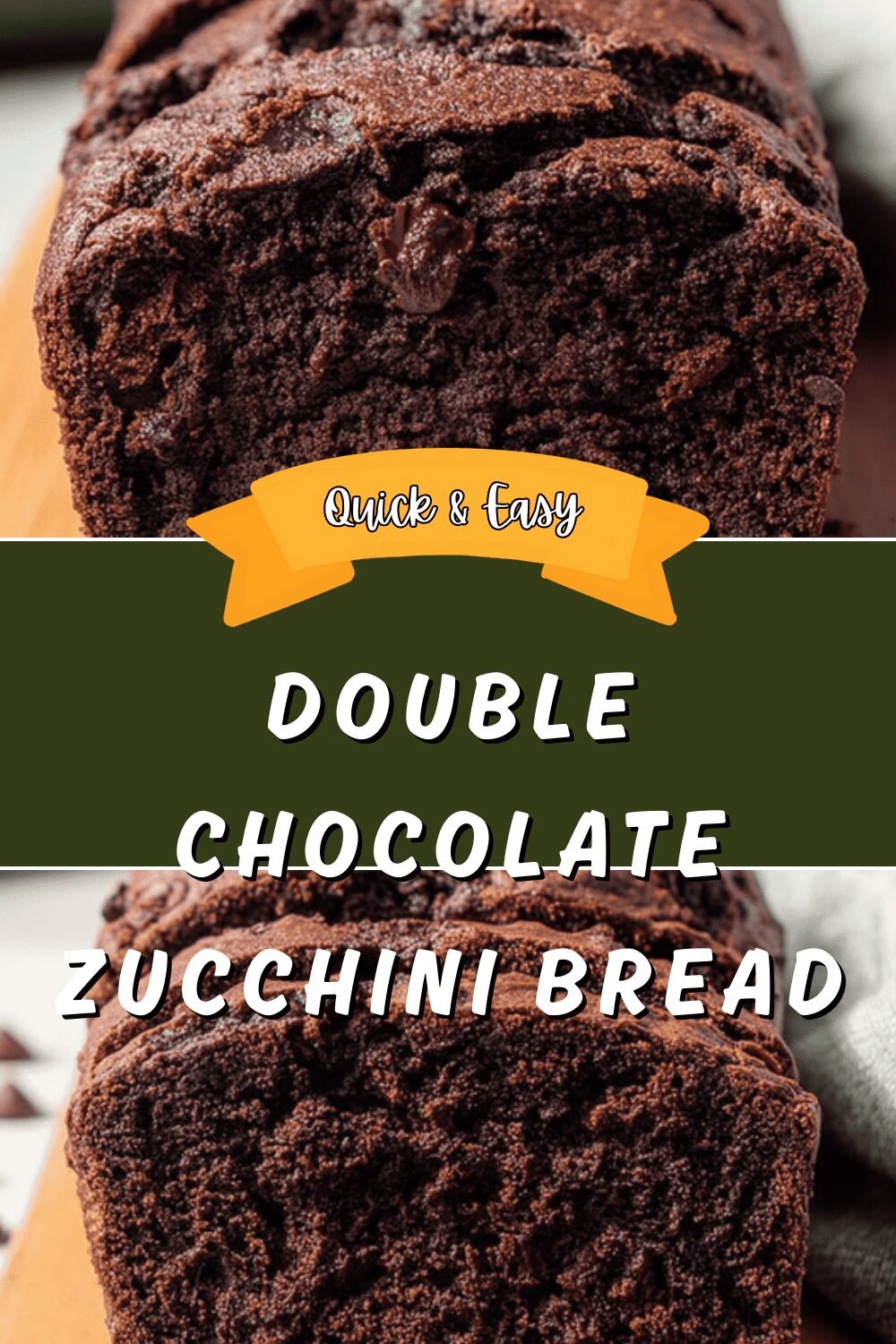 Double Chocolate Zucchini Bread