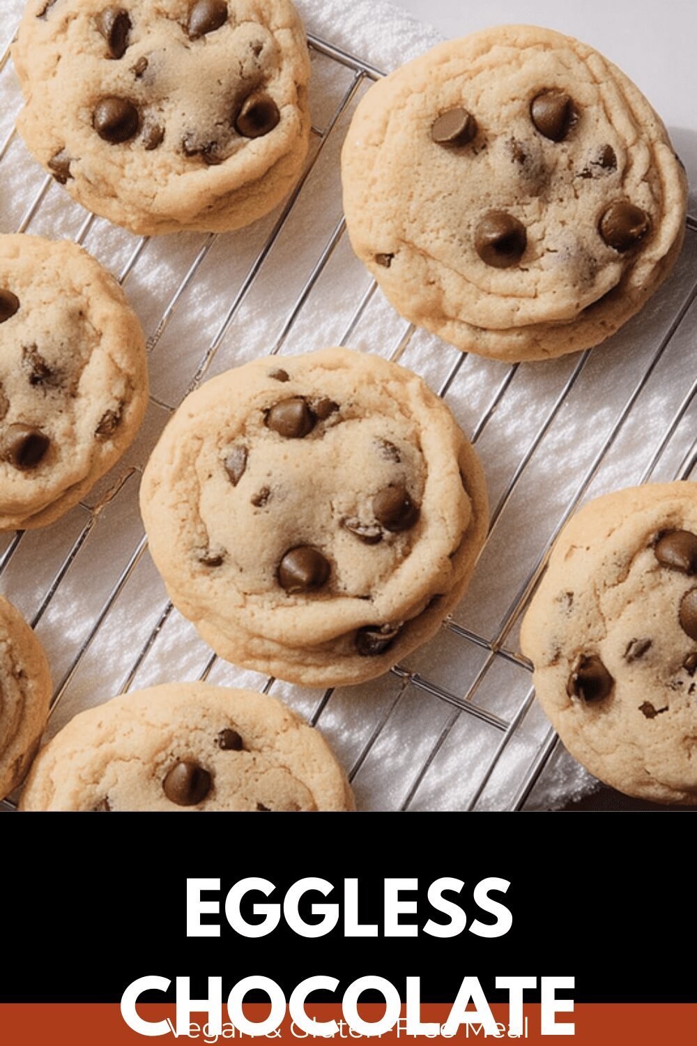 Eggless Chocolate Chip Cookies