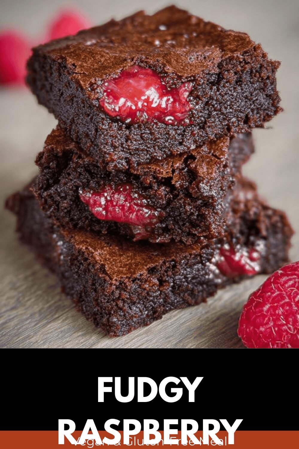 Fudgy Raspberry Brownies