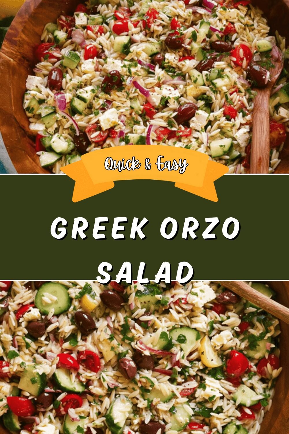 Greek Orzo Salad Recipe For A Refreshing Summer Side Dish 6 Greek Orzo Salad