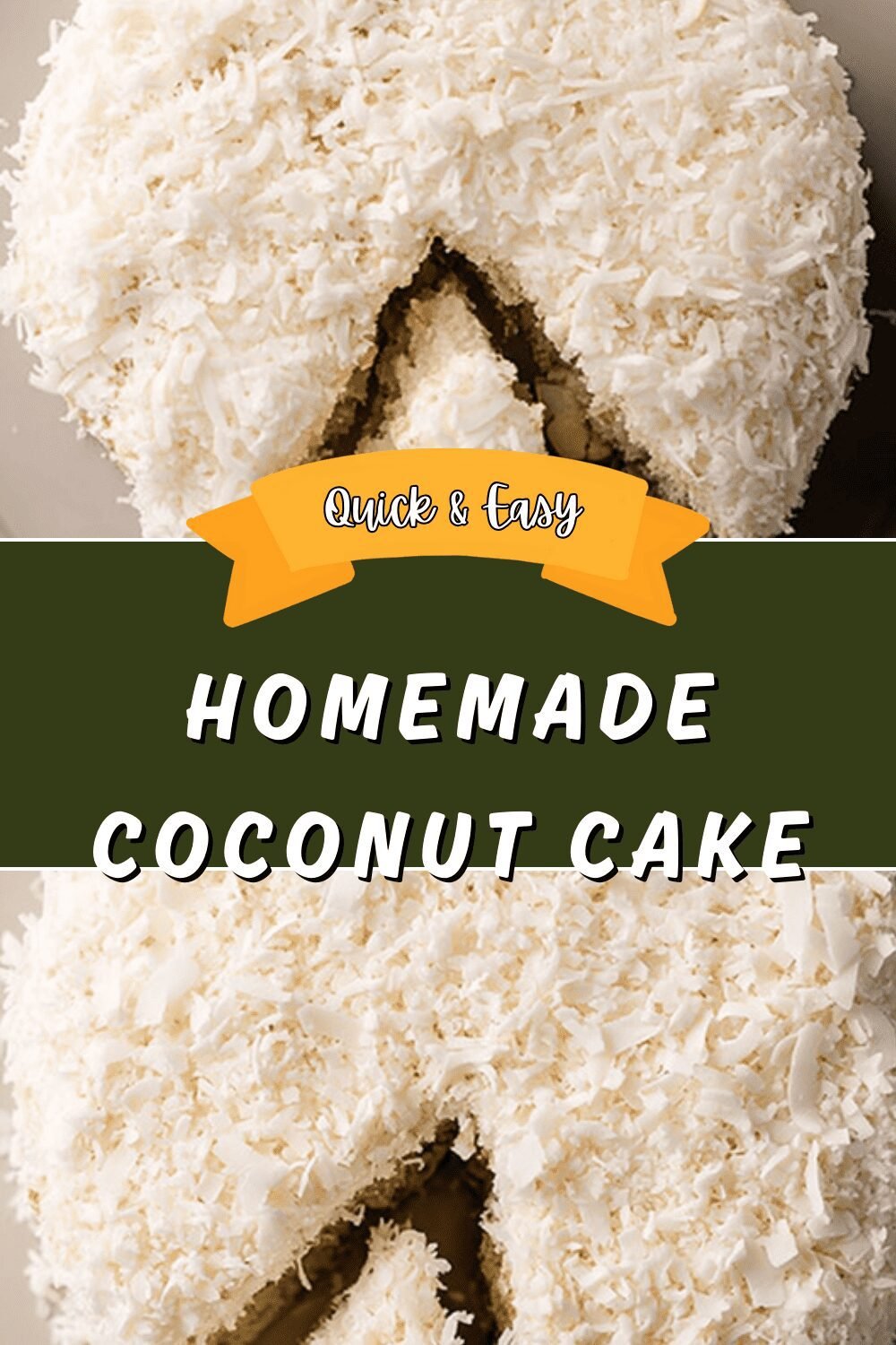 Homemade Coconut Cake