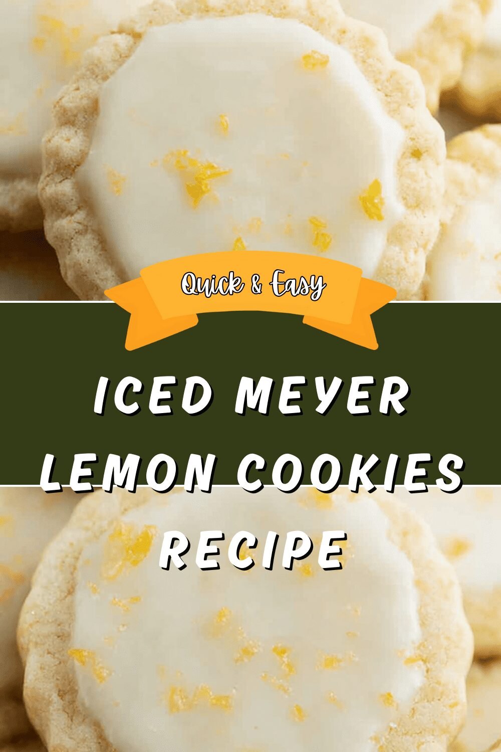 Iced Meyer Lemon Cookies Recipe