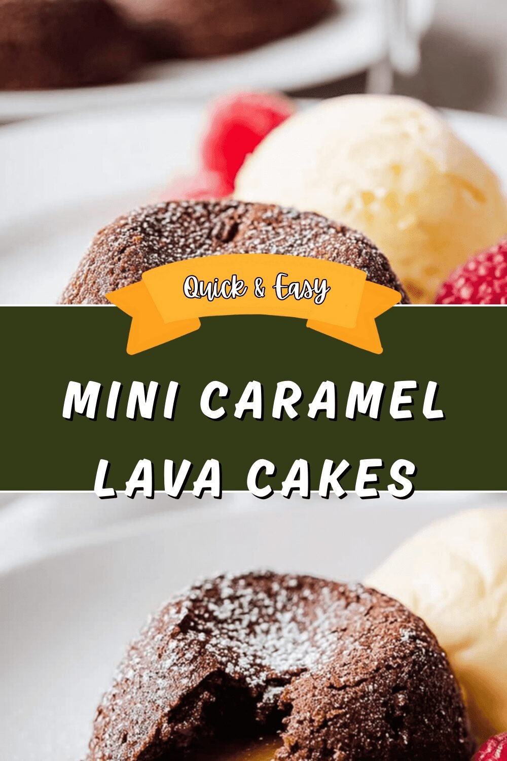 Mini Caramel Lava Cakes