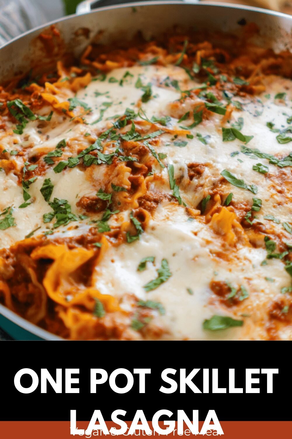 One Pot Skillet Lasagna