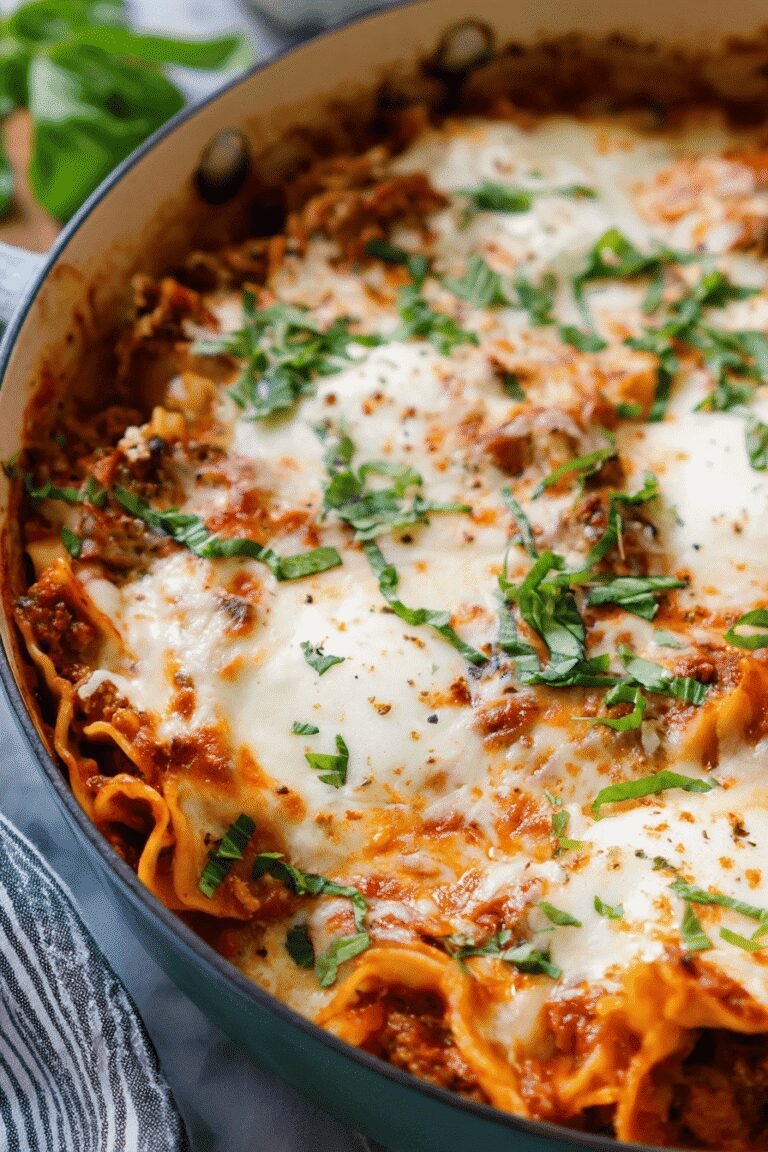 One Pot Skillet Lasagna 47.Png
