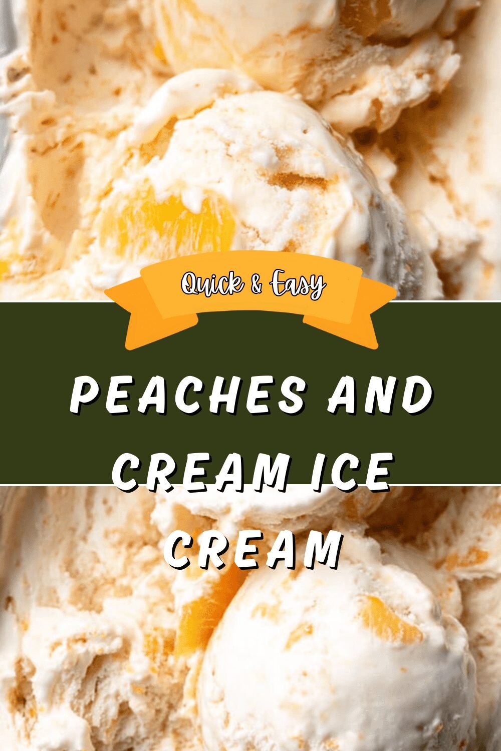 Peaches And Cream Ice Cream Recipe With Fresh, Sweet Flavor 6 Peaches And Cream Ice Cream