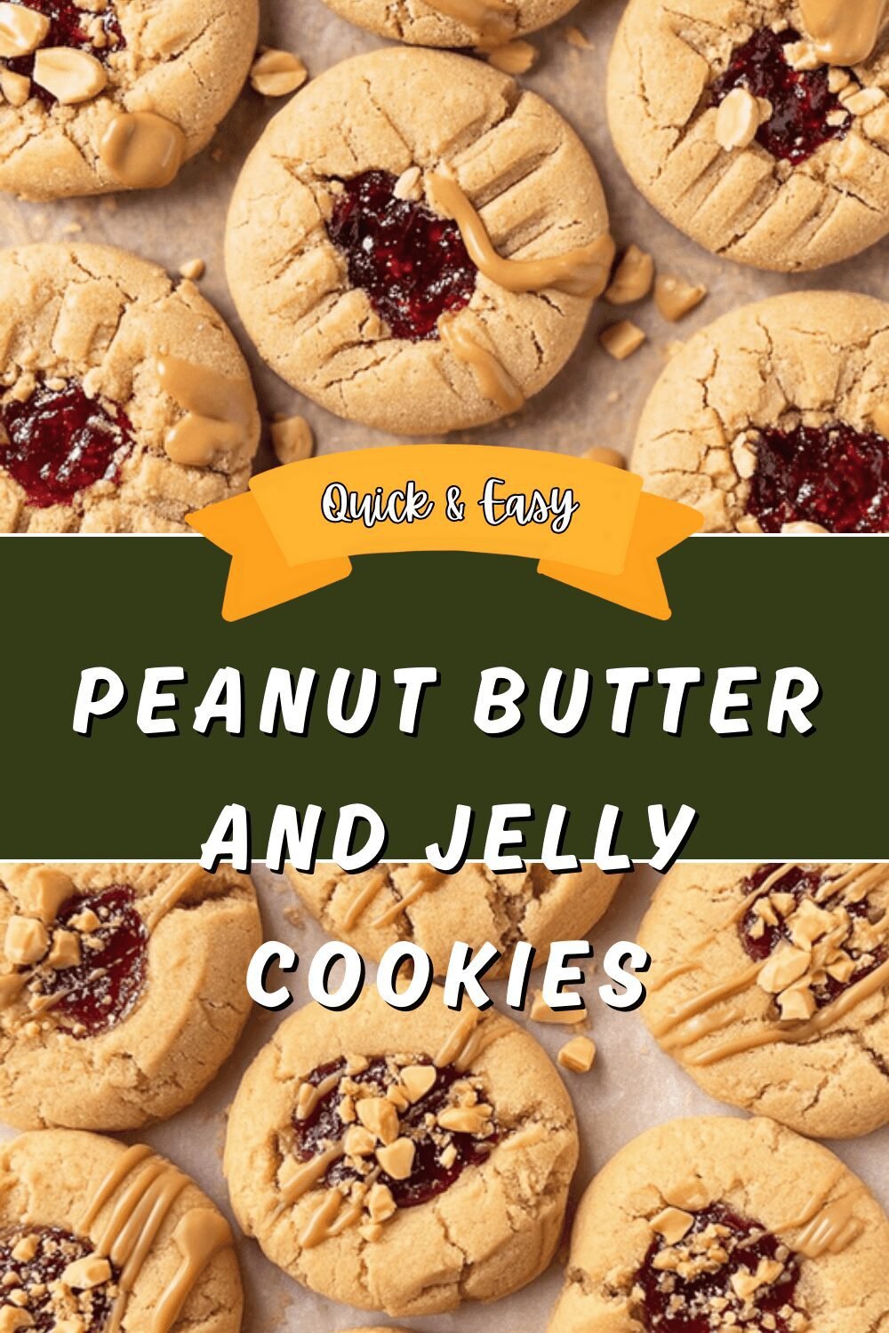 Peanut Butter And Jelly Cookies