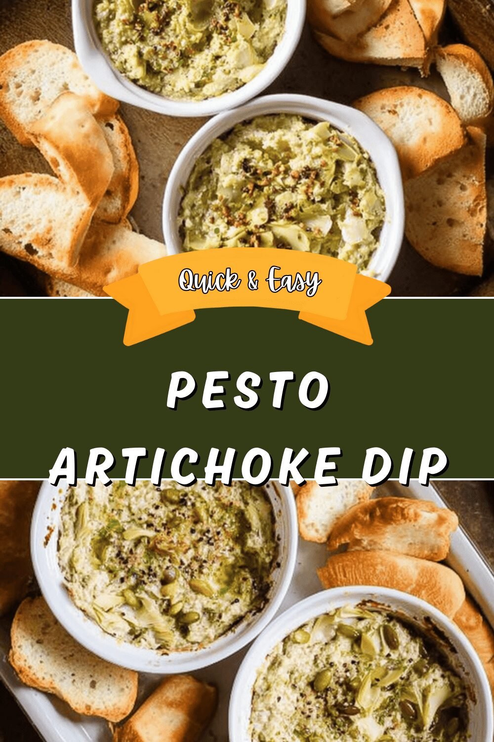5-Ingredient Pesto Artichoke Dip Recipe For Easy Appetizers 6 Pesto Artichoke Dip