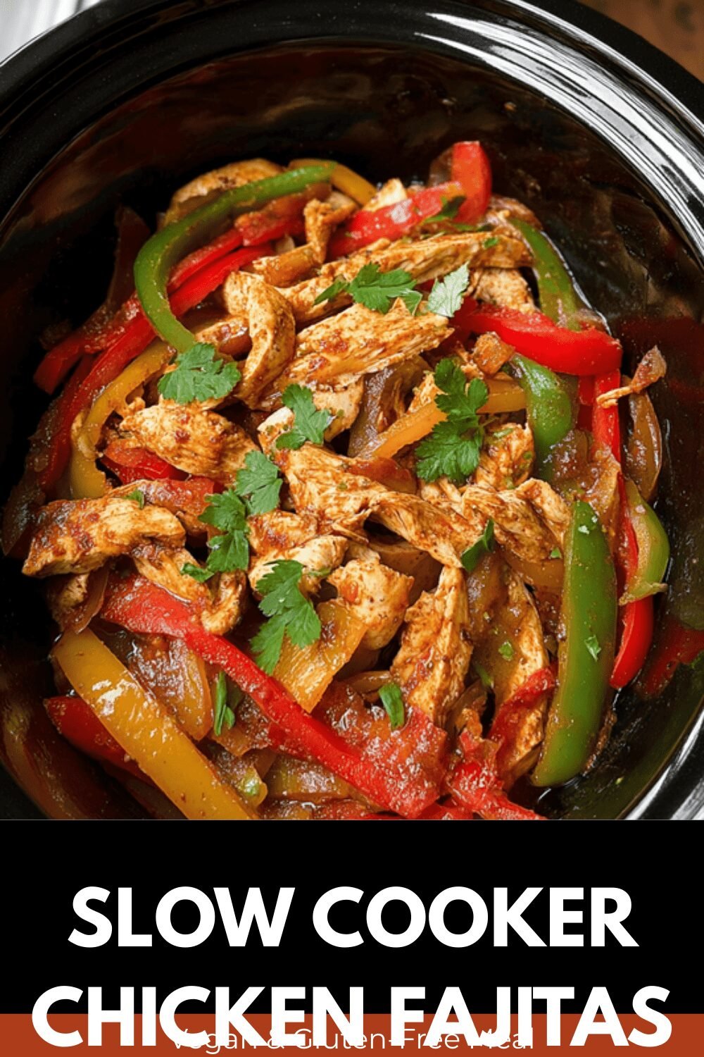 Slow Cooker Chicken Fajitas Recipe With Peppers And Onions 7 Slow Cooker Chicken Fajitas