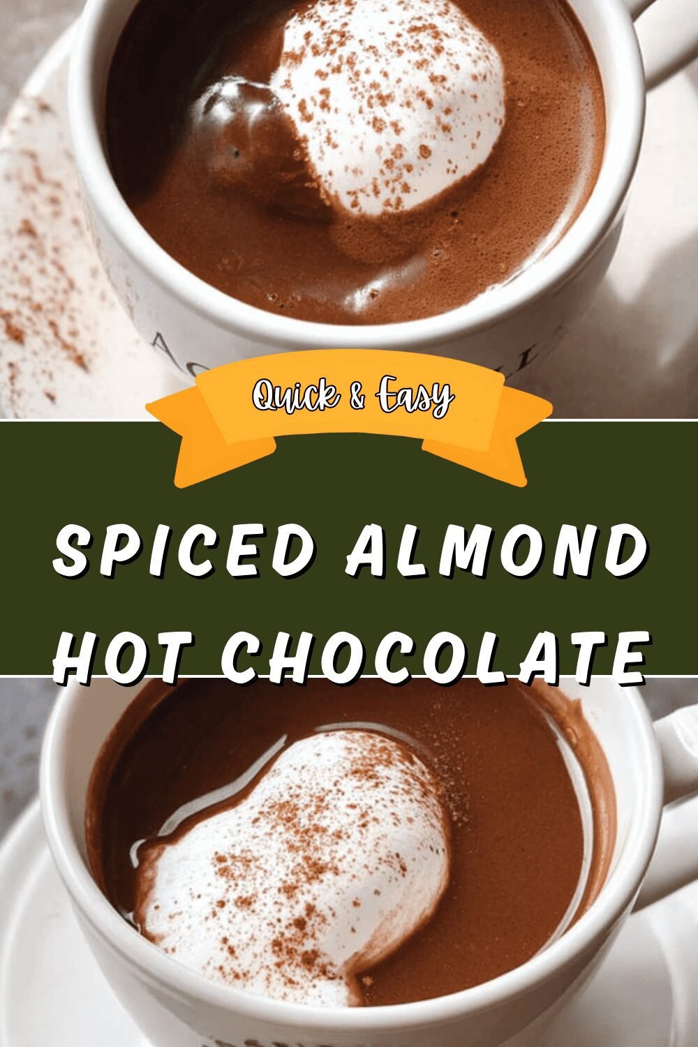 Spiced Almond Hot Chocolate