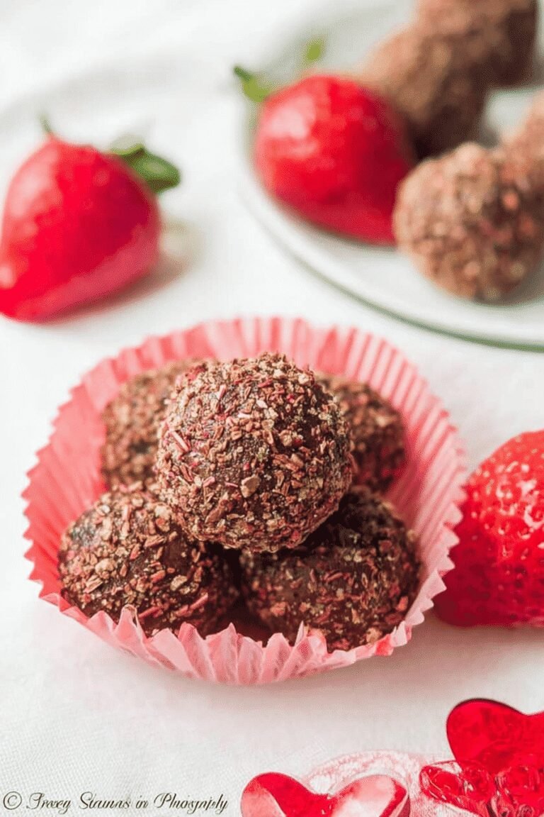 Strawberry Chocolate Truffles 99.Png
