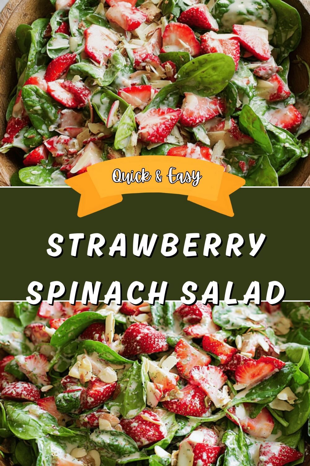 Strawberry Spinach Salad