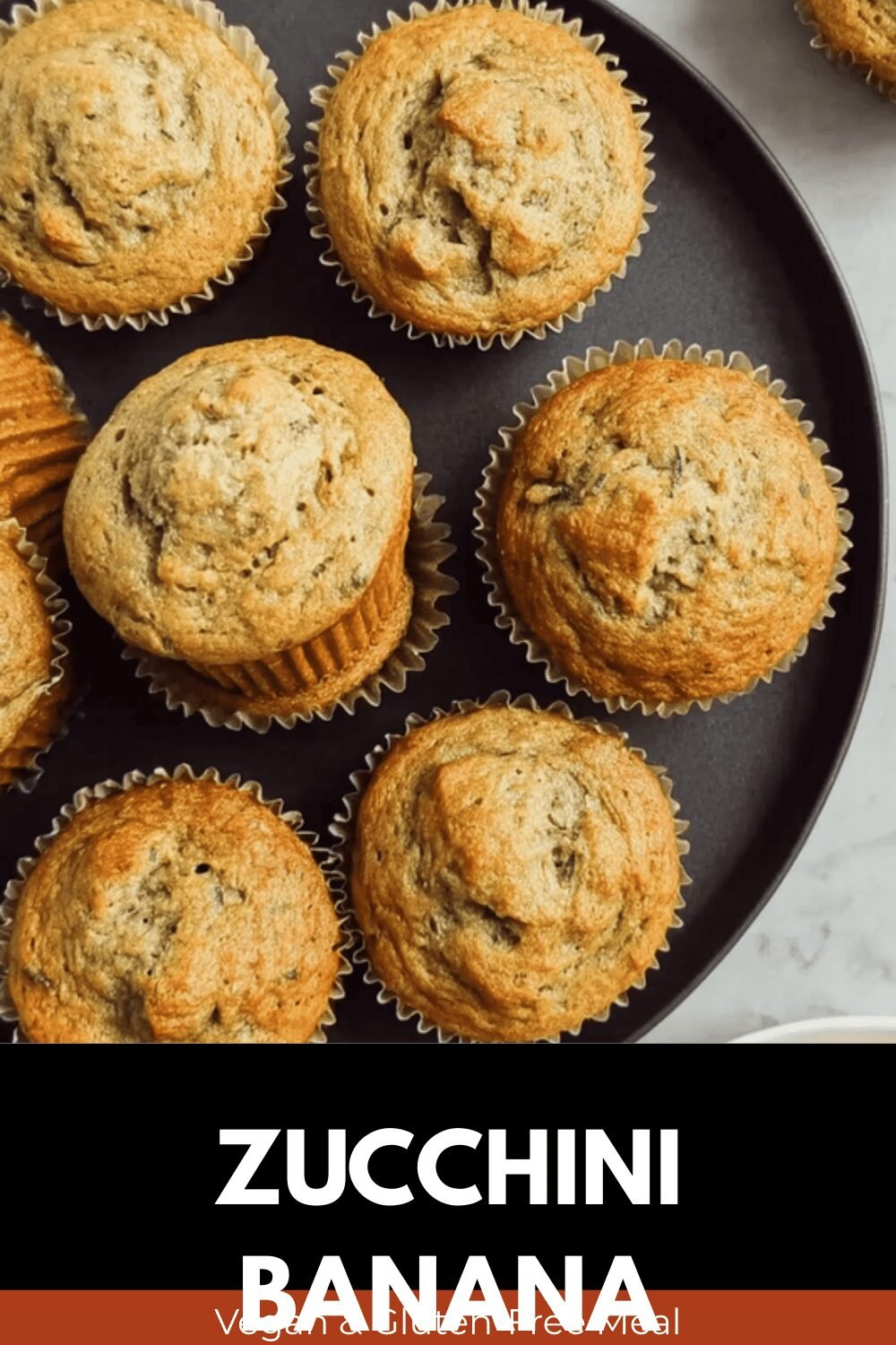 Zucchini Banana Muffins