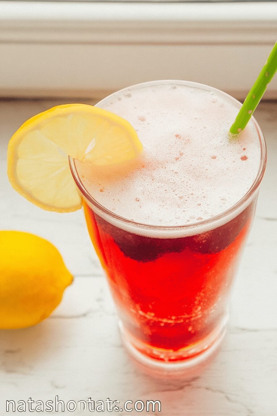 Apricot Berry Fizz