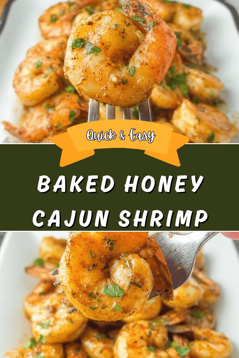 Baked Honey Cajun Shrimp
