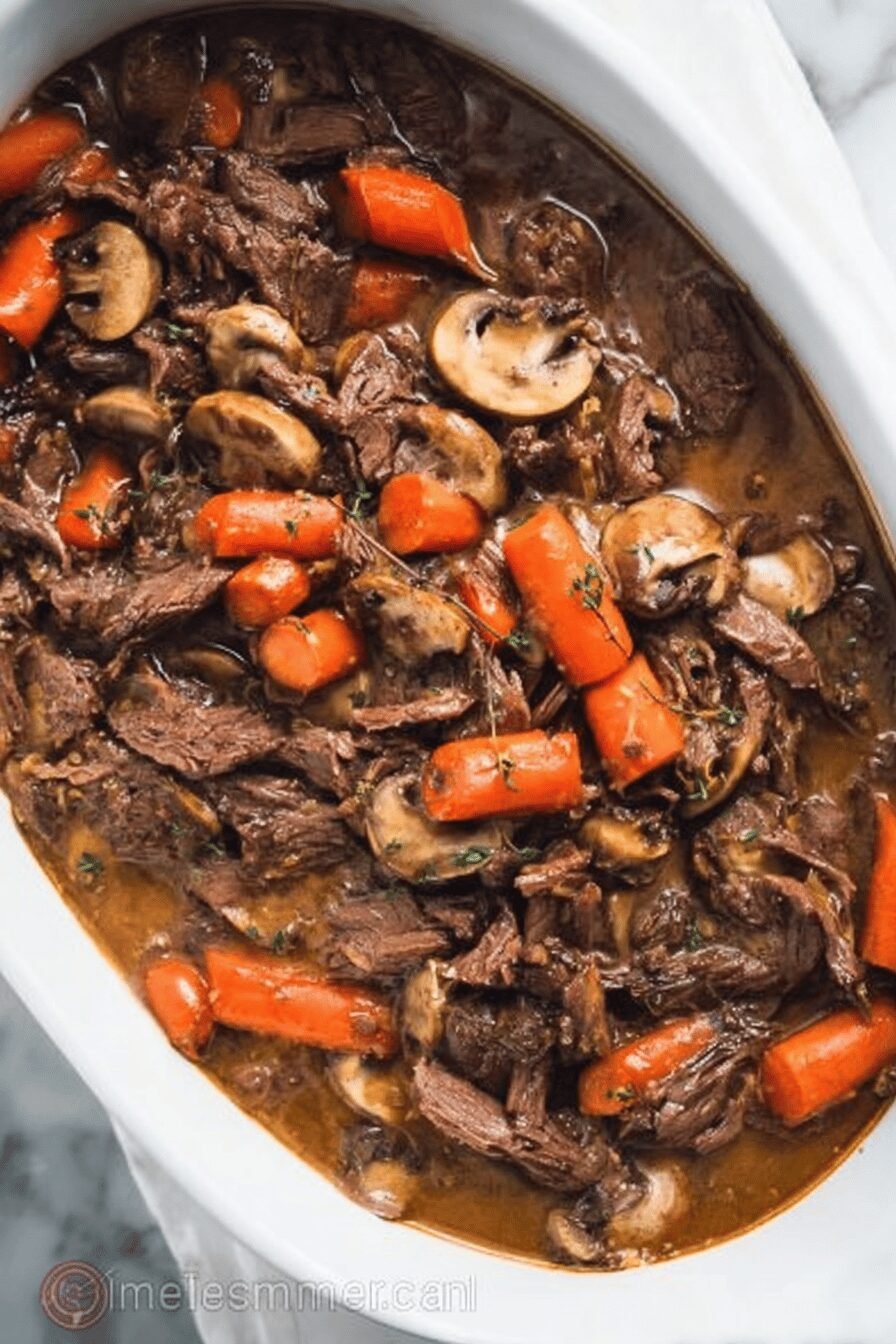Beef And Mushroom Pot Roast Slow Cooker Recipe For Tender Flavorful Meals 7 Beef And Mushroom Pot Roast