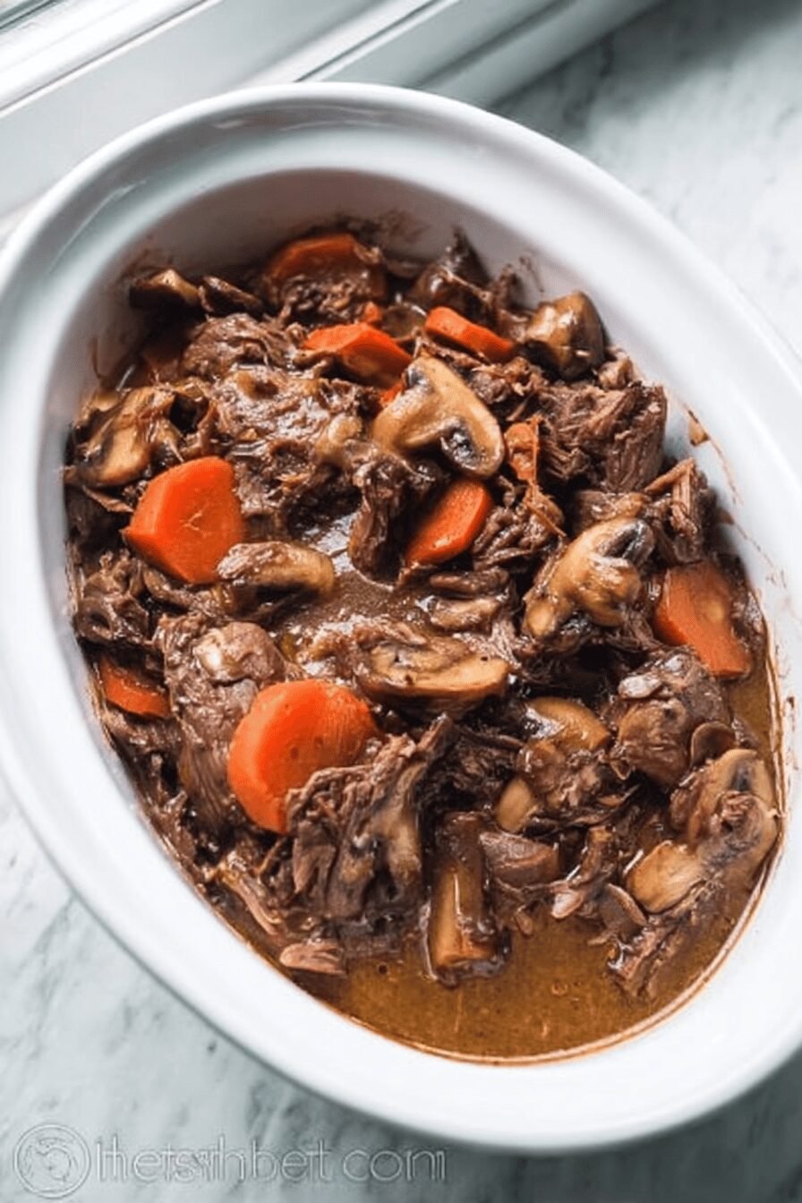 Beef And Mushroom Pot Roast Slow Cooker Recipe For Tender Flavorful Meals 6 Beef And Mushroom Pot Roast