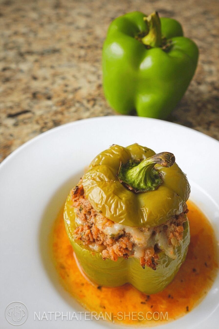 Beef Stuffed Bell Peppers