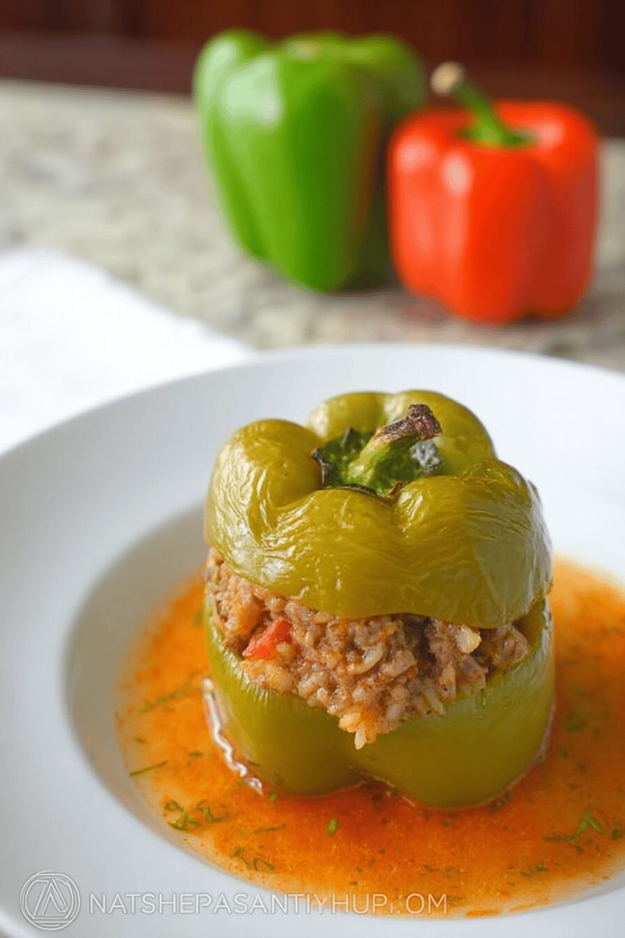 Beef Stuffed Bell Peppers