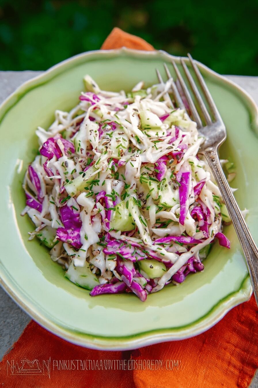Cabbage And Cucumber Salad