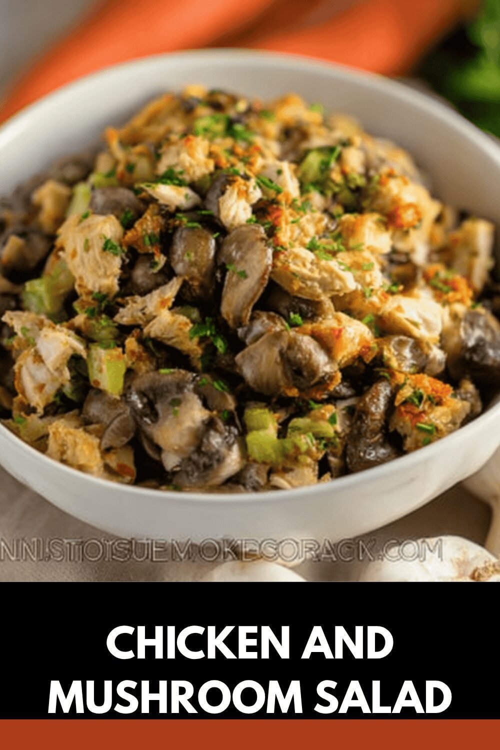 Chicken And Mushroom Salad Recipe For Wedding And Special Occasions 7 Chicken And Mushroom Salad