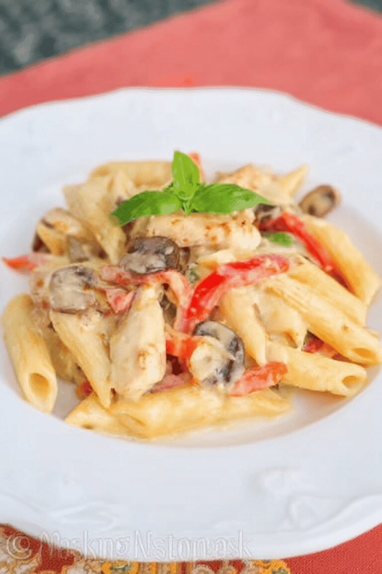 Chicken And Vegetable Penne Alfredo 69.Png