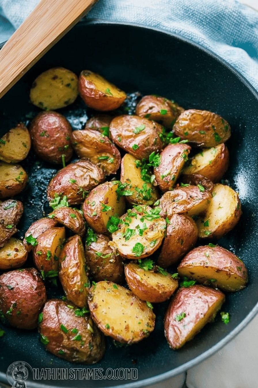 Crisp Sautéed Red Potatoes With Garlic And Herbs Recipe 7 Crisp Sauteed Red Potatoes