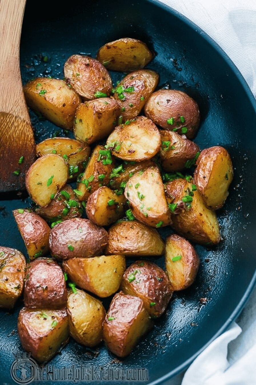 Crisp Sautéed Red Potatoes With Garlic And Herbs Recipe 6 Crisp Sauteed Red Potatoes