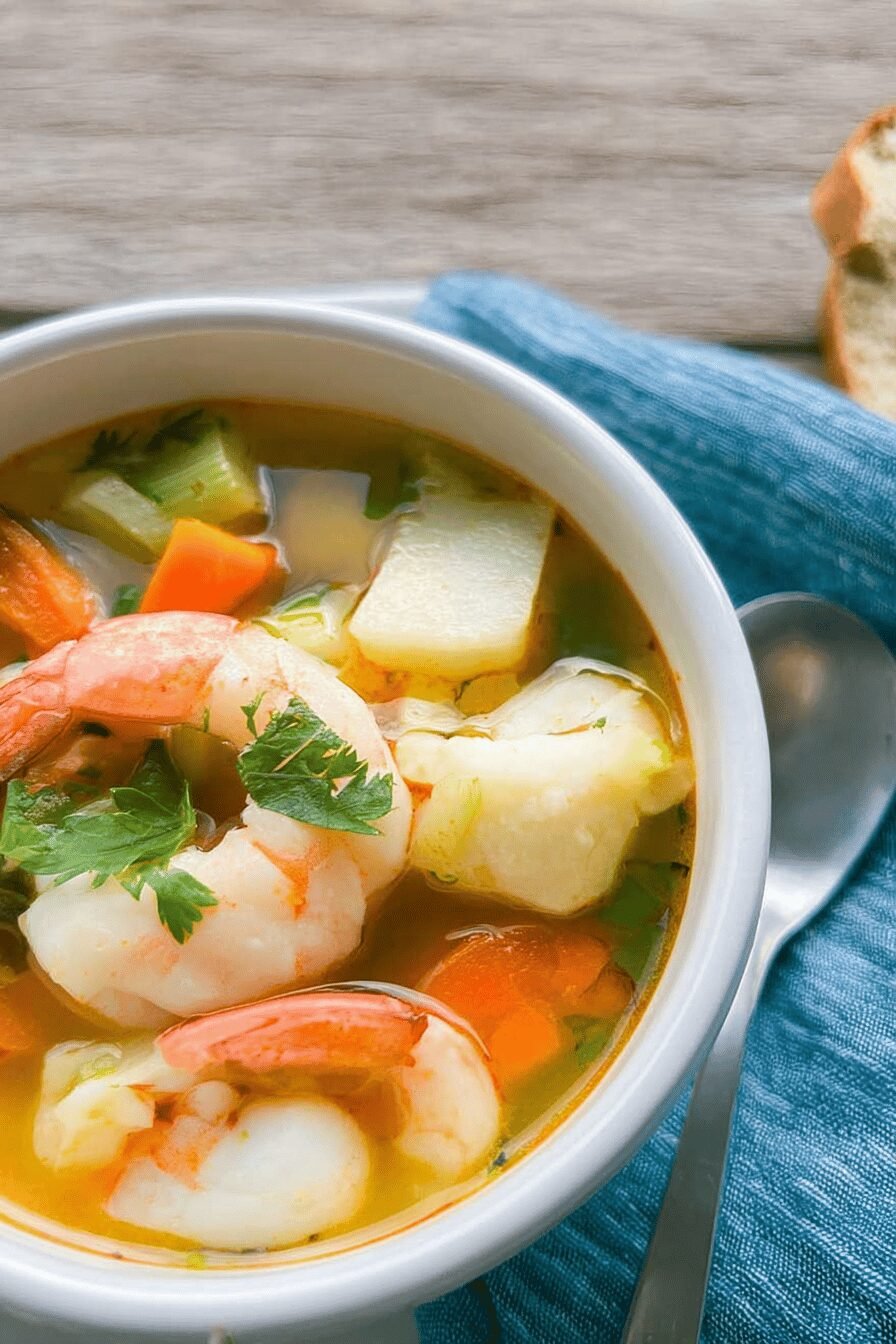 Shrimp And Fish Soup Recipe Ukha Traditional Russian Broth 7 Fish And Shrimp Soup