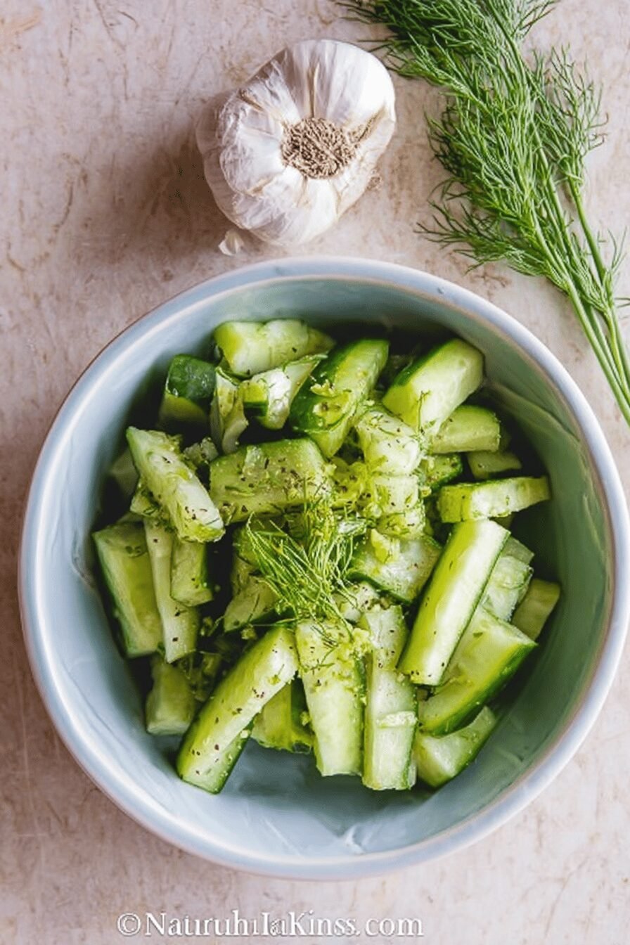 Fresh Cucumber Salad Recipe