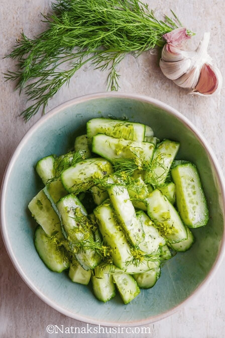 Fresh Cucumber Salad Recipe