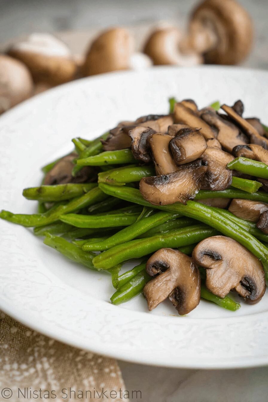 Green Beans And Mushrooms