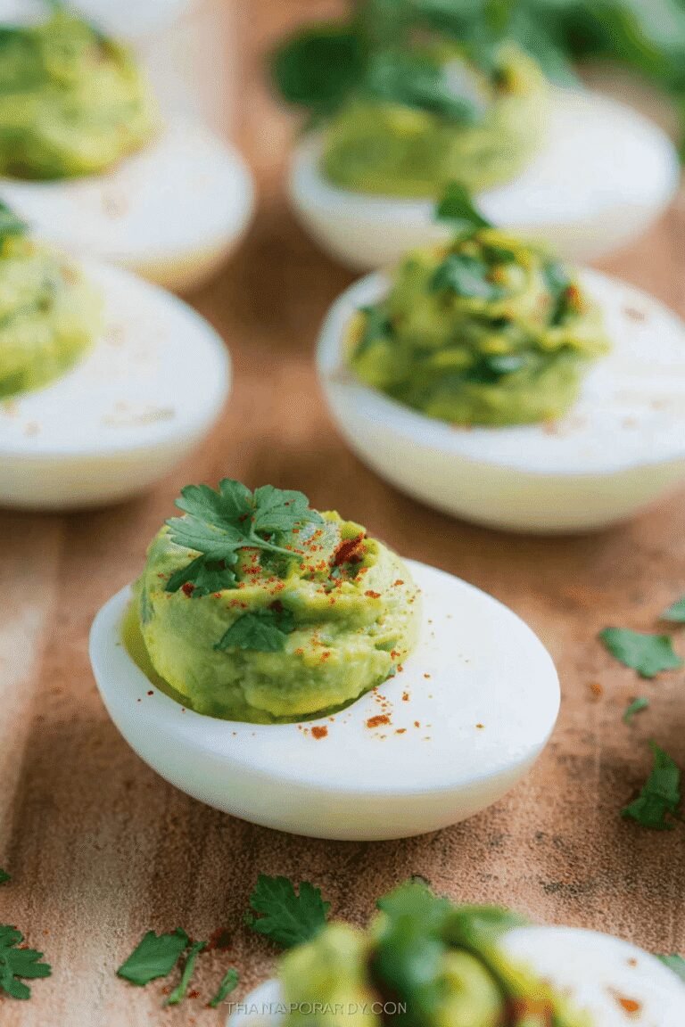 Guacamole Stuffed Eggs Recipe 79.Png