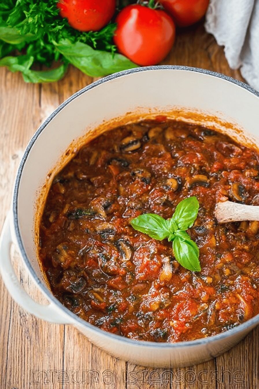 Mushroom Marinara Sauce