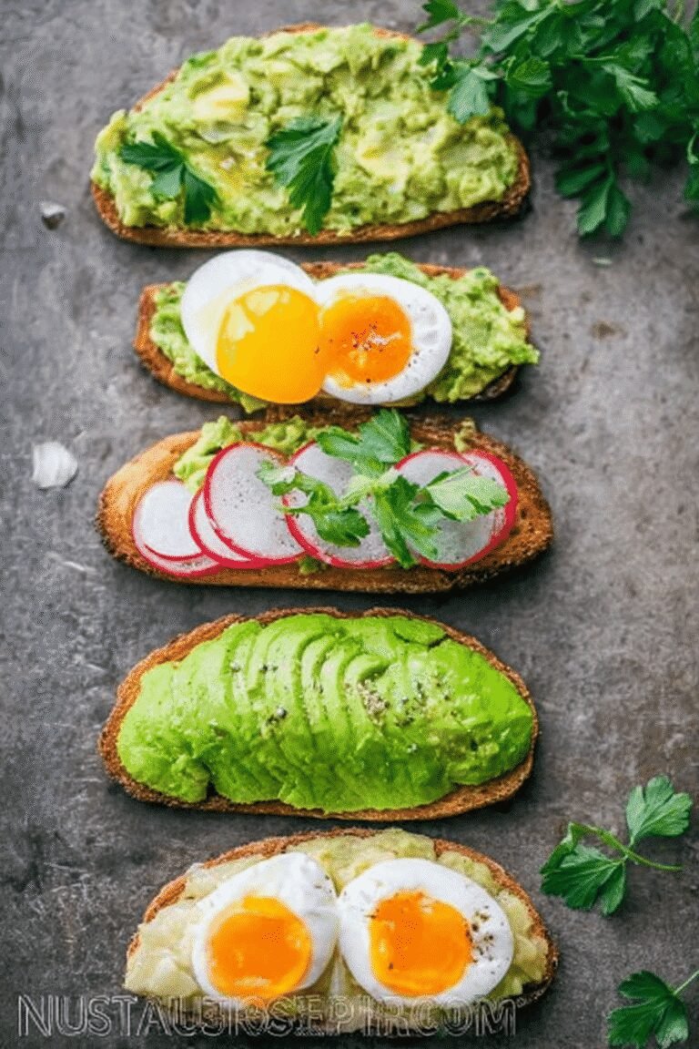 Open Faced Avocado Spread Sandwiches 35.Png