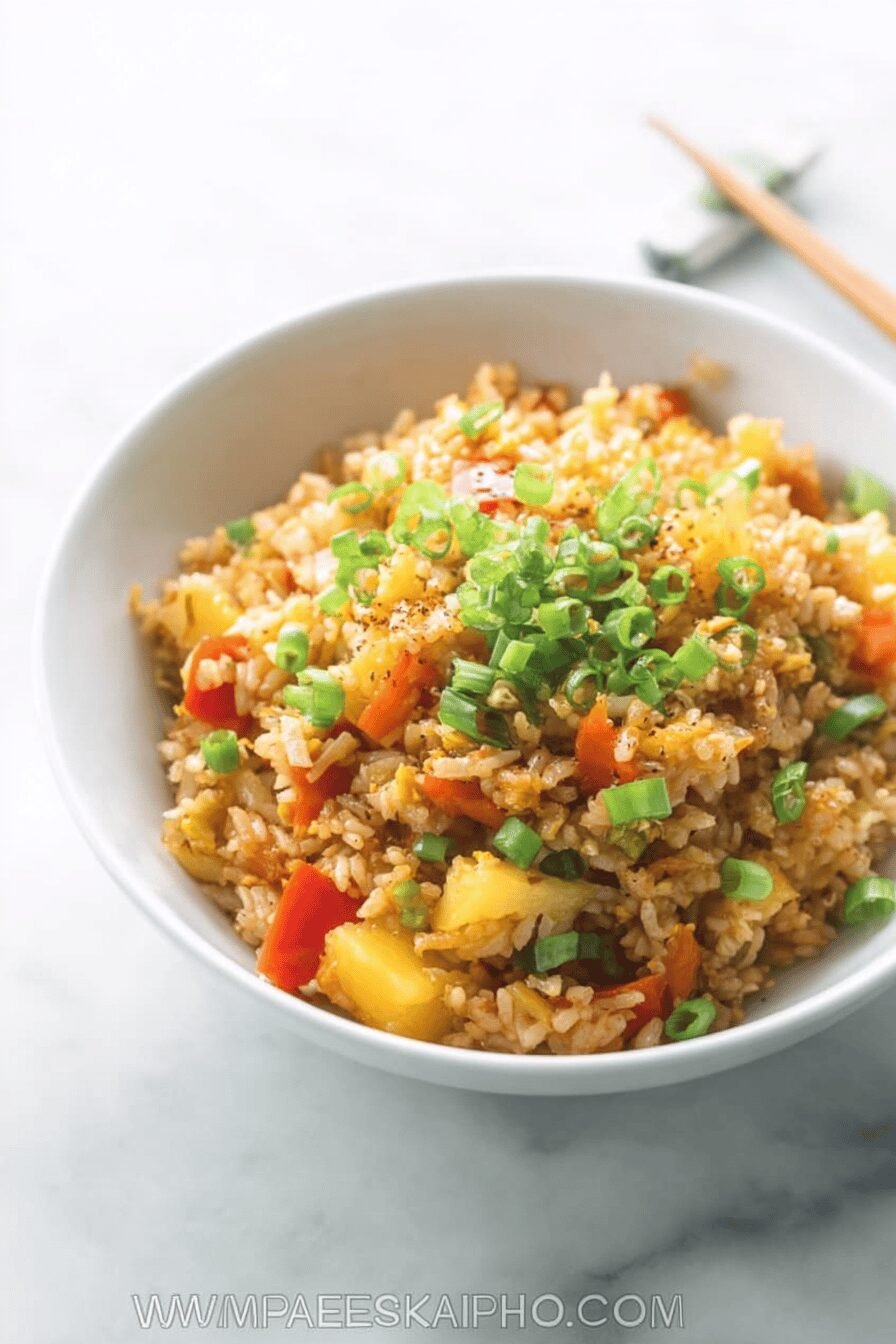 Thai Pineapple Fried Rice With Savory Asian Flavors And Sweet Pineapple 7 Pineapple Fried Rice