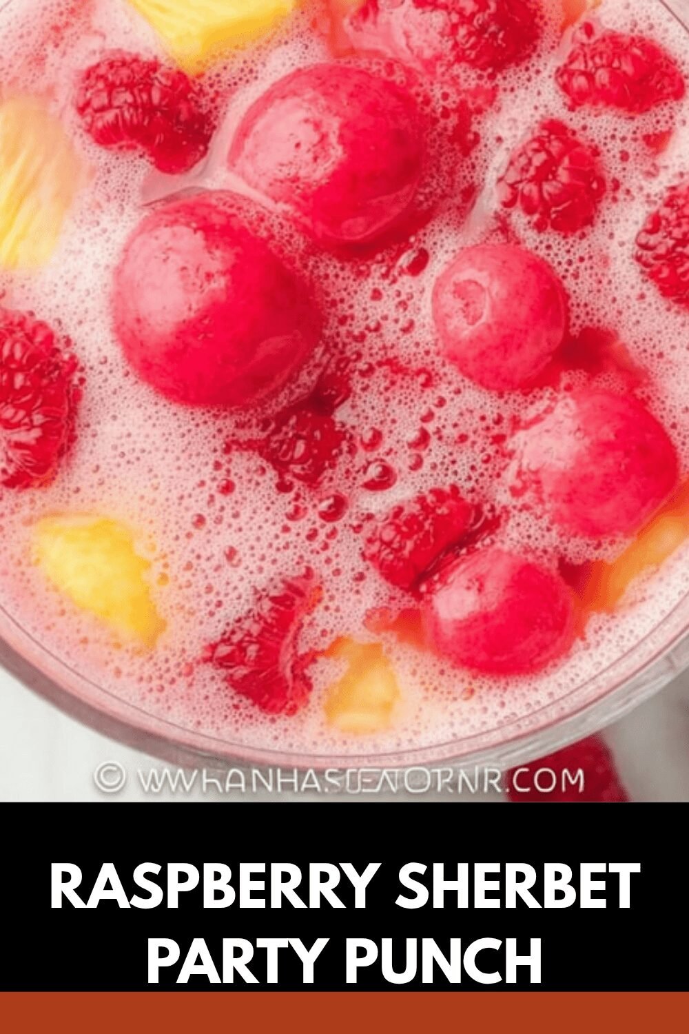 Raspberry Sherbet Party Punch