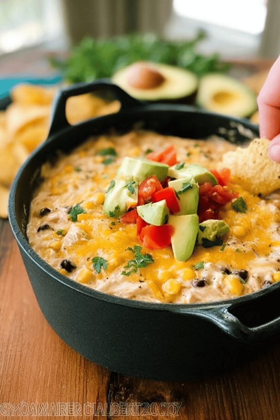 Southwest Hot Chicken Dip With Extra Cheese And Bold Flavors 7 Southwest Hot Chicken Dip
