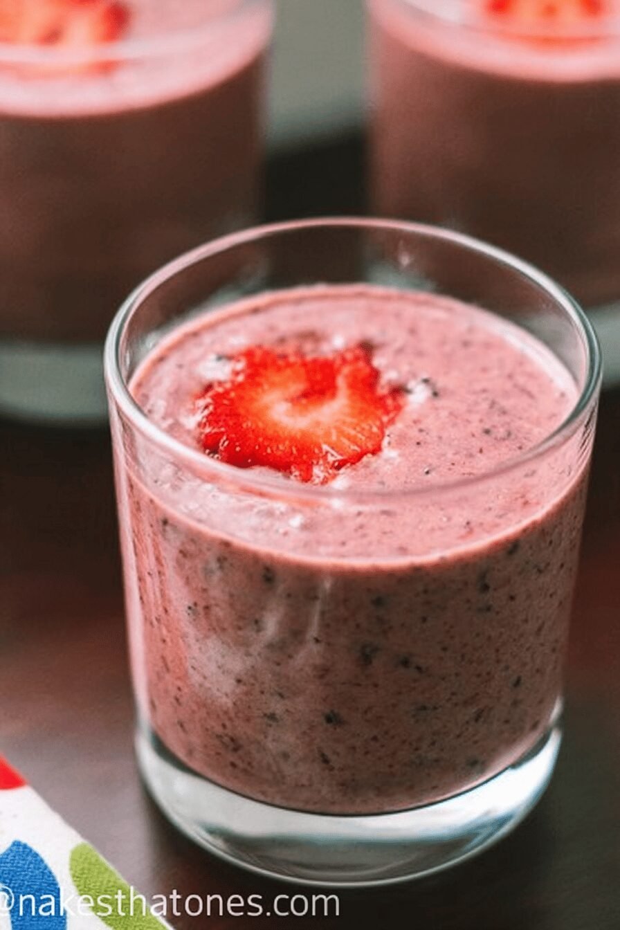 Strawberry Spinach Smoothies